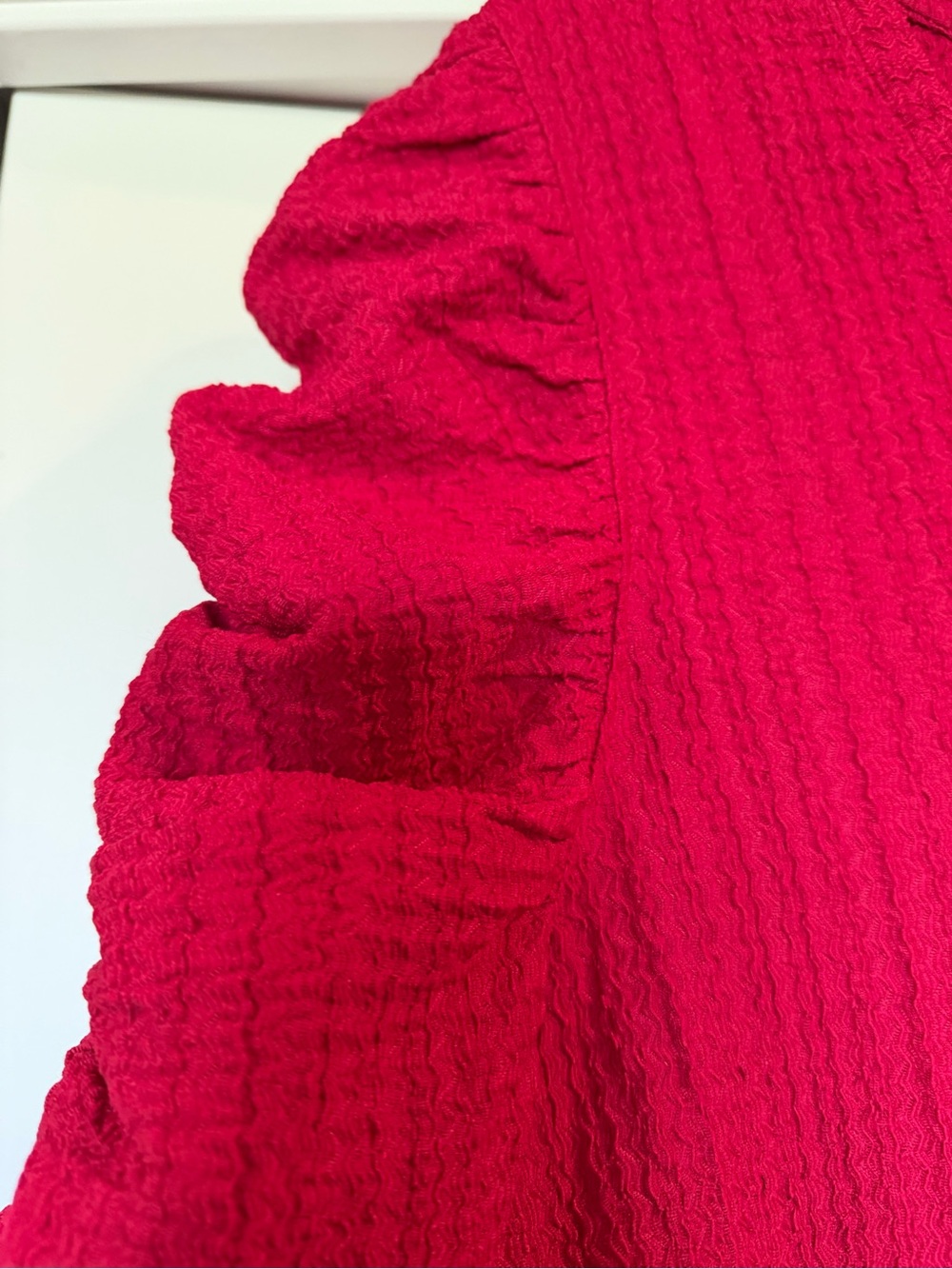 LOFT Pink Ruched Long-sleeve Blouse - Picture 3 of 4